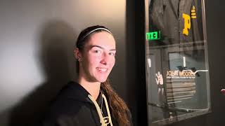 Purdue WBB forward Reagan Bass after Fan Day [upl. by Carmela]