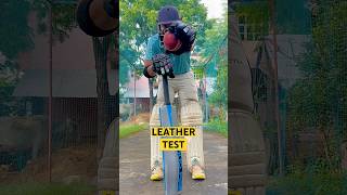 Hard Plastic Bat vs Leather Ball  Plastic Bat Performance Test cricket shorts testing [upl. by Ruskin560]