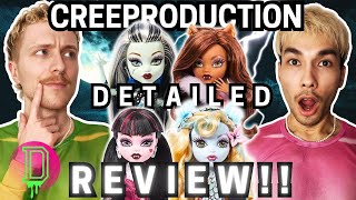 MONSTER HIGH CREEPRODUCTIONS 2024 WAVE 1 RESTOCK Full indepth unboxing and review [upl. by Nereil]