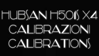 Hubsan H501S X4  Calibrazioni  Calibrations [upl. by Akemaj]