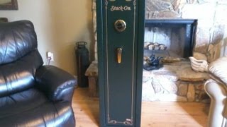 Stack on 8 Gun Safe with combination lock [upl. by Banyaz]