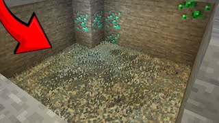 Simple Way for Silverfish Mining in Survival Mode minecraft [upl. by Elleoj]