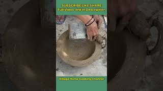 amazing art mitti ka chulha  clay oven mud stove traditional life village life shorts art clay [upl. by Hinkle]