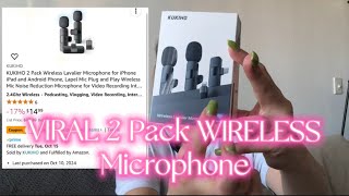 The BEST WIRELESS Microphone set  AMAZON  Daily Vlog [upl. by Rawna]