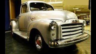 1953 GMC Fivewindow Pickup  Original 228 Stovebolt Six [upl. by Shayn]