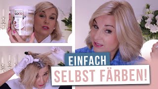 Richtig Haare färben  einfach und schnell  Garnier GOOD Tutorial [upl. by Hanfurd]