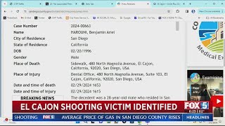 El Cajon shooting victim identified [upl. by Lorak]