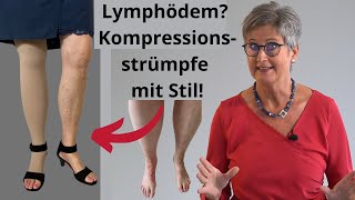 Geschwollene Beine Kompressionsstrümpfe gut kombinieren [upl. by Mossolb]