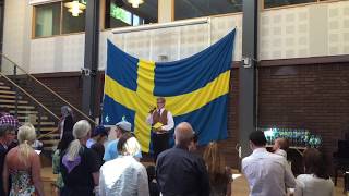 Swedish National Anthem Lyrics English amp Swedish [upl. by Nolham]