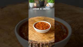 Trending recipe of Lehsun ki Chutney shorts chutney garlic recipe [upl. by Farhi]