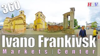 360VR Ivano FrankivskUkraineWalk 2021 [upl. by Qiratla421]