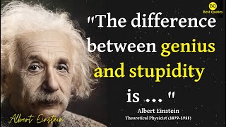 40 Most FAMOUS Albert Einsteins Life Lessons amp Quotes  Learn NOW Before You Get Old [upl. by Yenal]