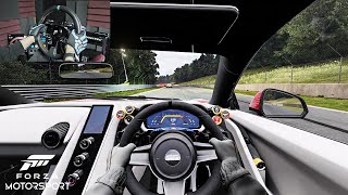 TVR Griffith Manual Challenge on Rainy Road America  Forza Motorsport  Fanatec DD [upl. by Naillimixam8]