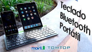 El Teclado Bluetooth para Smartphones y Tablets más económico [upl. by Norvol]