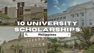 10 University Scholarships in the Philippines [upl. by Va]