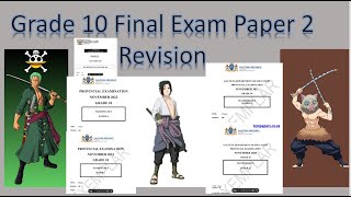 Statistics Revision November Past Papers Mean Median Mode IQR Grouped Data Grade 10 and 11 [upl. by Aroled]