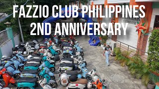 Fazzio Club Philippines  2nd Anniversary 🛵💨 [upl. by Elamaj]