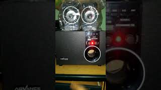 Speaker active merk advance M180BT jossh suara nya [upl. by Ayerim]