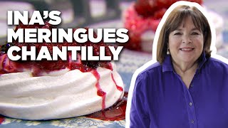 Ina Gartens 5Star Meringues Chantilly  Barefoot Contessa  Food Network [upl. by Kissel]