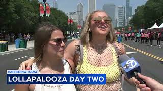 Lollapalooza set to resume in Grant Park for day 2 [upl. by Rebane]