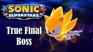 Sonic Superstars  True Final Boss amp Ending Last Story [upl. by Enigroeg]