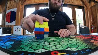 2611 OneHanded 3x3 Average Countless Cubes Chicago B 2024 [upl. by Sitoiganap]