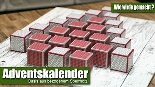 Adventskalenderbaum 20  Sperrholzplatte mit Tapete beziehen  Advent amp Weihnachten  DIY [upl. by Melinda]