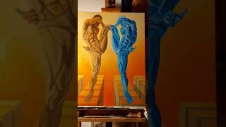 New painting Fabio Meneghellas painting shorts art painting [upl. by Annia]