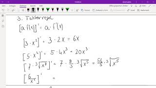 Konstantenregel Faktorregel Summenregel [upl. by Kerwin]