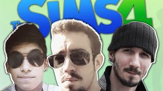 CORRENTE YOUTUBERS NO SIMS 4 Fenom Seymour e Authentic [upl. by Teerell]