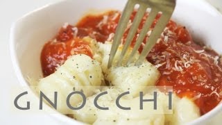 3Ingredient Potato Gnocchi Pasta Recipe 뇨끼 만들기 [upl. by Rucker639]