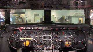 American Airlines Douglas DC7 Cockpit and Cabin Tour  Air and Space Museum [upl. by Noseimaj]