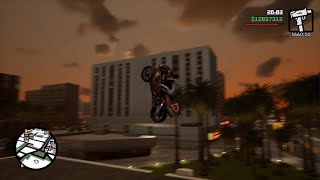 Grand Theft Auto San Andreas – The Definitive EditionStunt Jumps 62 [upl. by Nnanerak653]