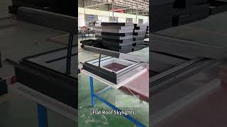 Electric Vented Flat Roof DeckMounted Skylight [upl. by Xxam]