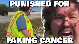 WHEN BOOGIE2988 HAD TO CLEAN TRASH OFF THE HIGHWAY FOR FAKING CANCER [upl. by Ymme]