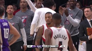 Quarter 2 One Box Video Trail Blazers Vs Kings 11112016 120000 AM [upl. by Rennie]