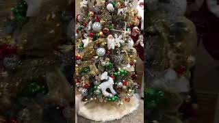 2024 Christmas Ideas  Traditional Red amp Green Christmas Tree christmas christmastree xmas [upl. by Lahcym850]