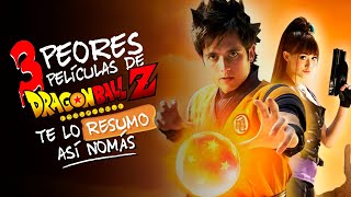 Las 3 Peores Y Más Espantosas Adaptaciones de Dragon Ball  TeLoResumo [upl. by Staw]