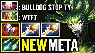 Only in Doto Split Shot Uses Modifiers amp Skull Basher  AdmiralBulldog test Medusa Talents Tree [upl. by Adalai]