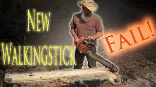 Carving A New Walking Stick FAIL [upl. by Duer]