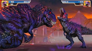 OMEGA 09 VS OMEGA 09  BOSS BATTLE  JURASSIC WORLD THE GAME [upl. by Gabrielli]