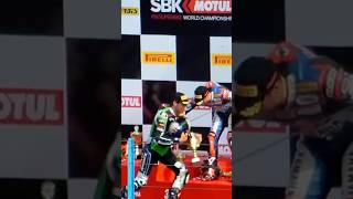 Toprak Razgatlioglu takut sampanye motogp mamankracing shorts [upl. by Kristin]