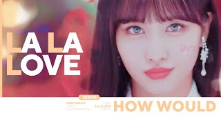 How would TWICE sing quotLA LA LOVEquot WJSN Line Distribution Color Coded [upl. by Fevre]