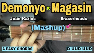 Demonyo x Magasin  Mashup EASY GUITAR TUTORIAL [upl. by Komsa707]