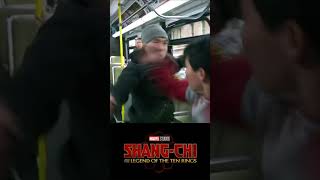 Shangchi and the Legend of the Ten Rings  Bus Fight scene [upl. by Ateloiv]