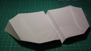 Tutorial paper airplane flapping wings John Collins [upl. by Carlota]