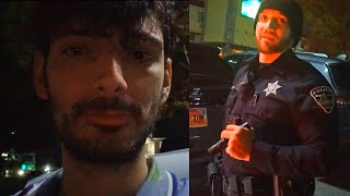 Ice Poseidon gets pulled over by COPS [upl. by Airdnaxela753]