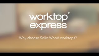 Oak Worktops  Wood Kitchen Worktops by Worktop Express [upl. by Anerres]