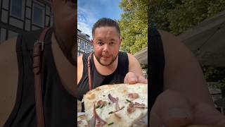 Flammkuchen auf dem Magnifest in Braunschweig shorts foodshorts food foodie foodislife [upl. by Kilmarx]