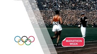 Incredible Finish To The Marathon  London 1948 Olympics [upl. by Buchalter829]